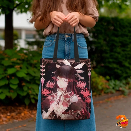 Сумка шоппер с принтом Genshin Impact