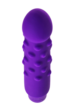 Нереалистичный вибратор A-Toys by TOYFA, силикон, фиолетовый, 17 см