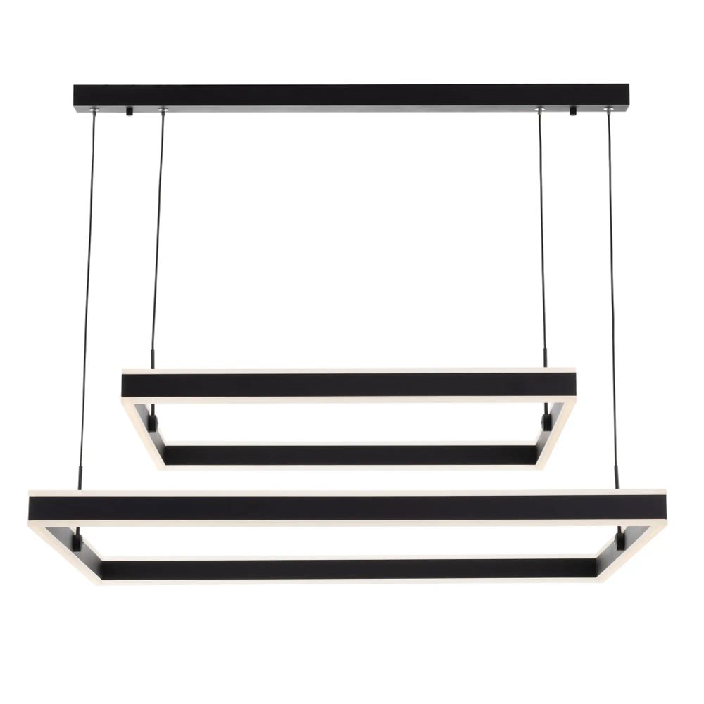 Citilux Дуэт CL719K211 LED Люстра подвесная с пультом Чёрная