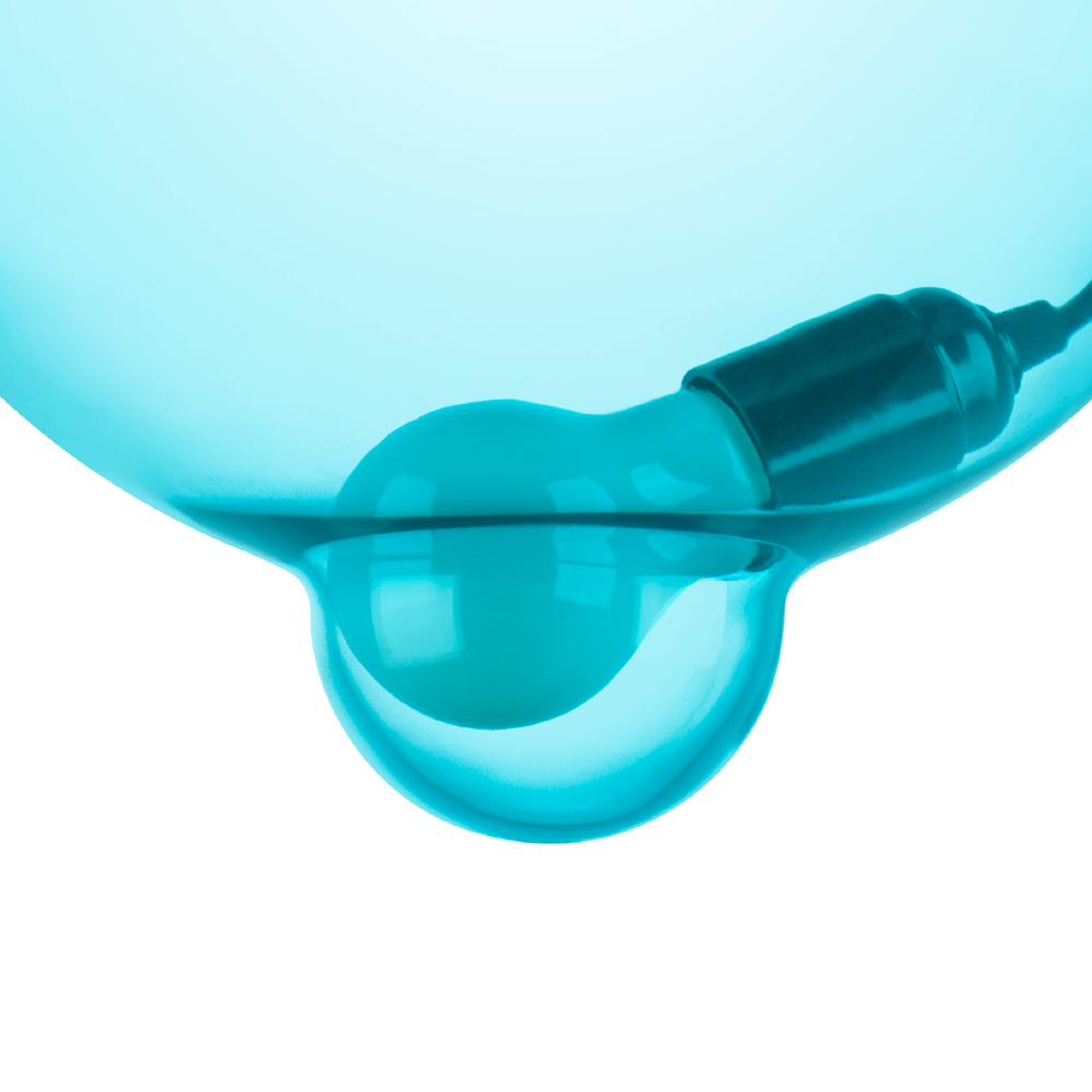 805305 Люстра COLORE 1х8W (led) E27 АЛЮМИНИЙ/ГОЛУБОЙ