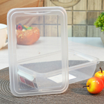 Контейнер 0,7л с защелками прямоугольный "Helsinki", натуральный