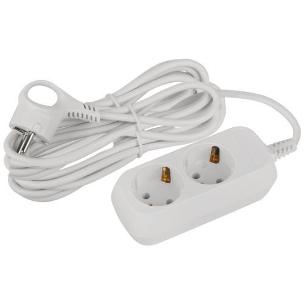 Удлинитель 2х5м с заземл. ПВС 3х0.75 UDL-10-250-E Greenline Эра Б0065074