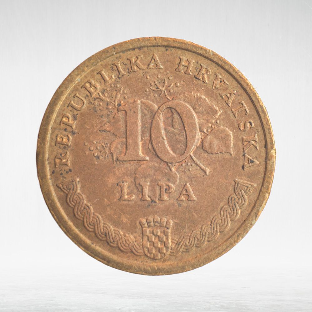 Croatia, 10 Lipa (Croatian Text), 1999, F