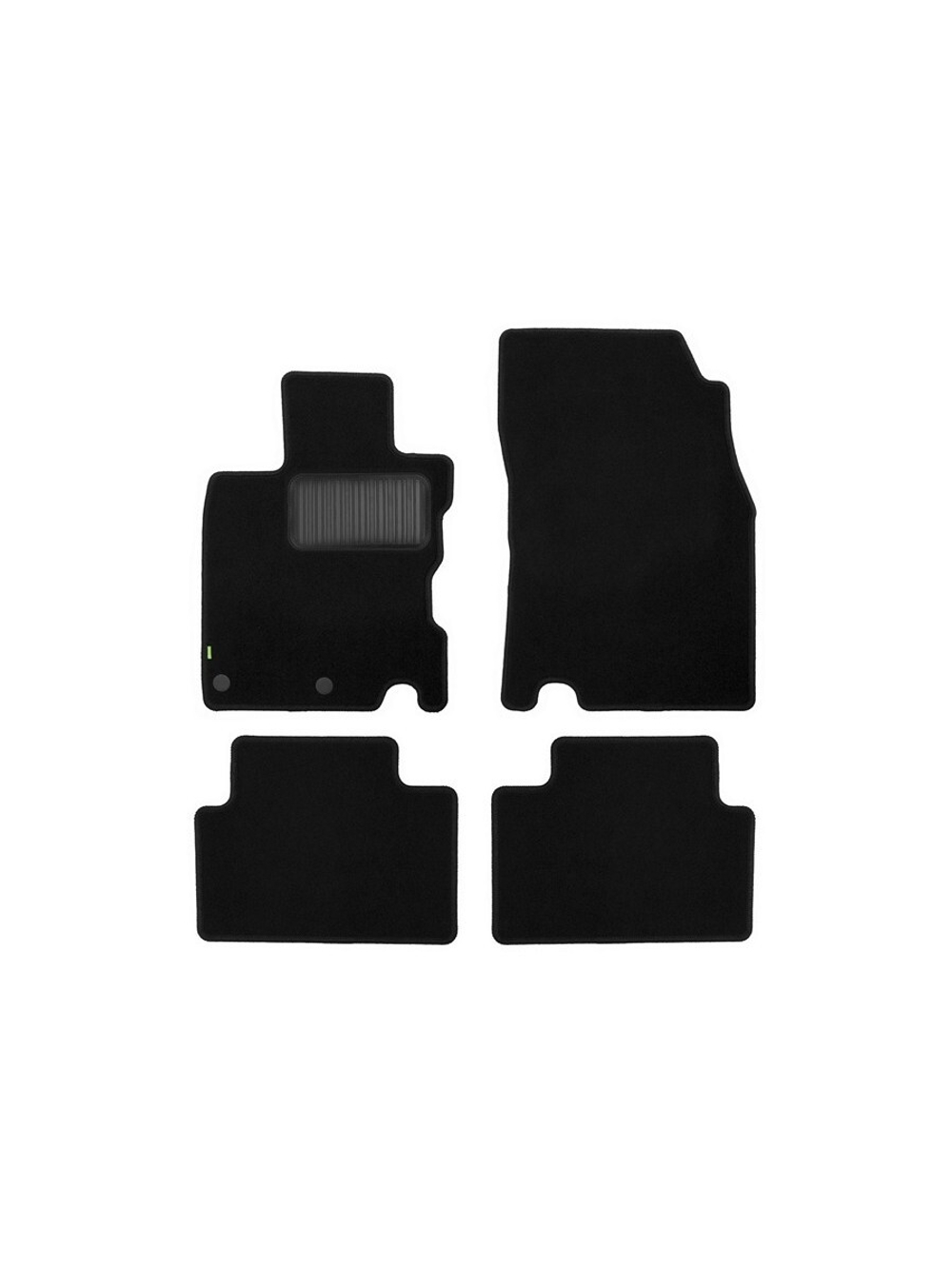 Коврики в салон для NISSAN Qashqai 2006-2010, 2010-2013, кроссовер, 4 шт. (текстиль) KLEVER02363701210KH