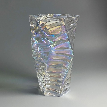 Lenardi 200-208 Декоративная ваза для цветов 33см в под.уп.(х6)Стекло