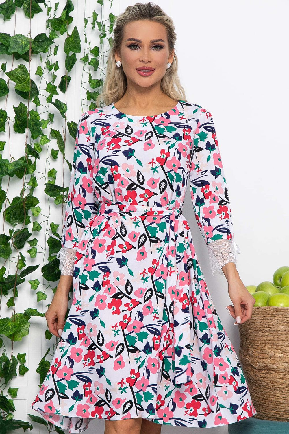 Платье Яна (белое) П13637-33М LT Collection