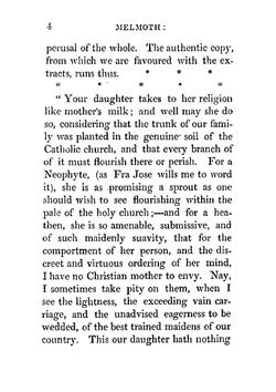 Melmoth the wanderer. Vol. 4 | Charles Robert Maturin
