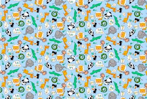 Ситец 95 см 21317-2 Жирафики