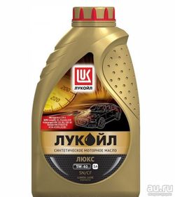 Моторное масло Лукойл люкс 5w40 1л синтетика
