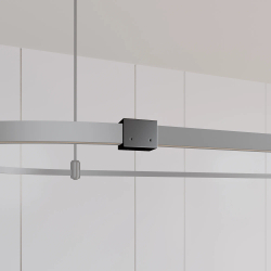 Коннектор прямой с питанием ART-APRIORI-CON-H-POWER (BK, горизонтальный) (Arlight, IP20 Металл, 3 года) 039417