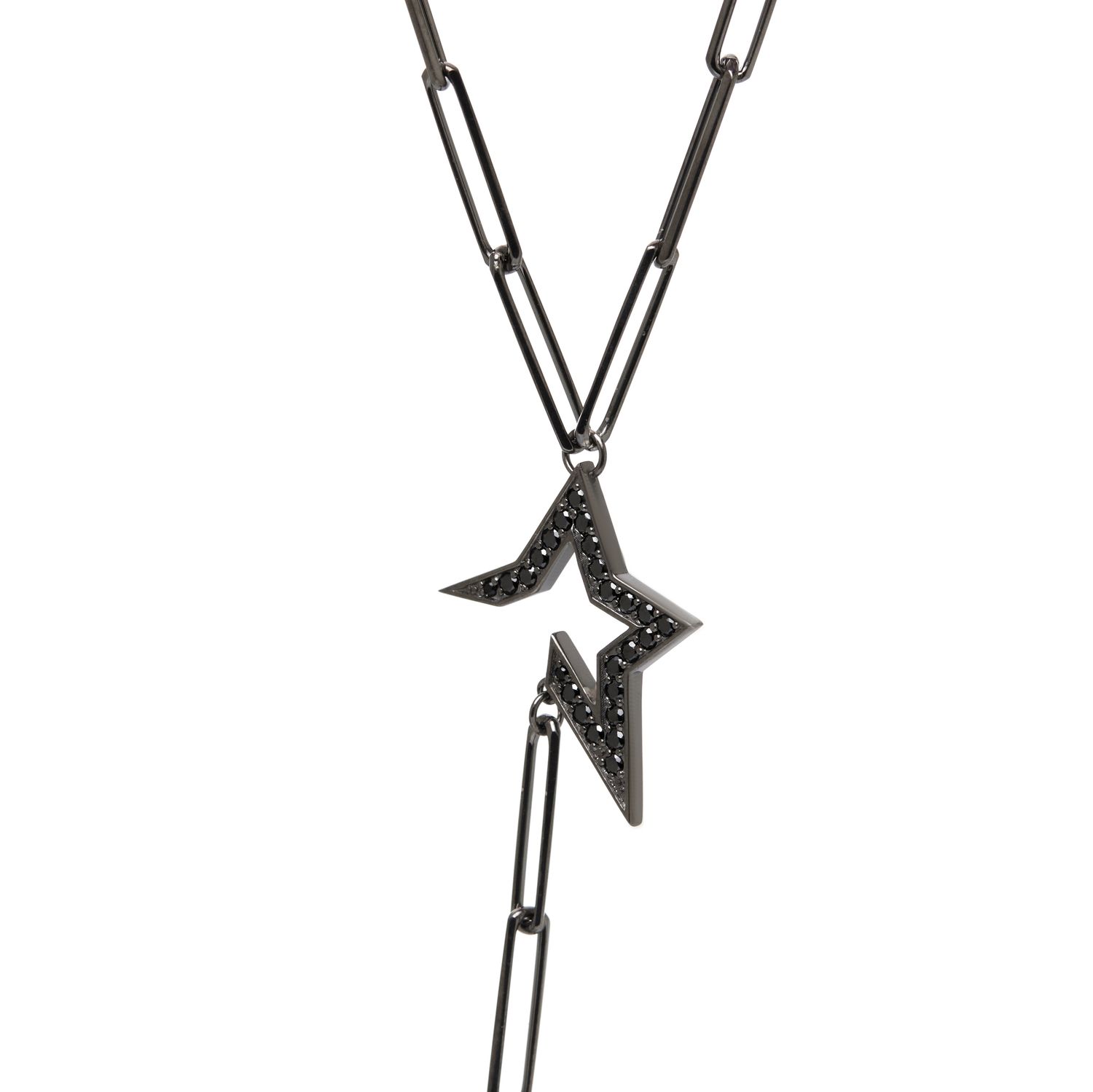Колье Black Star Tie Necklace