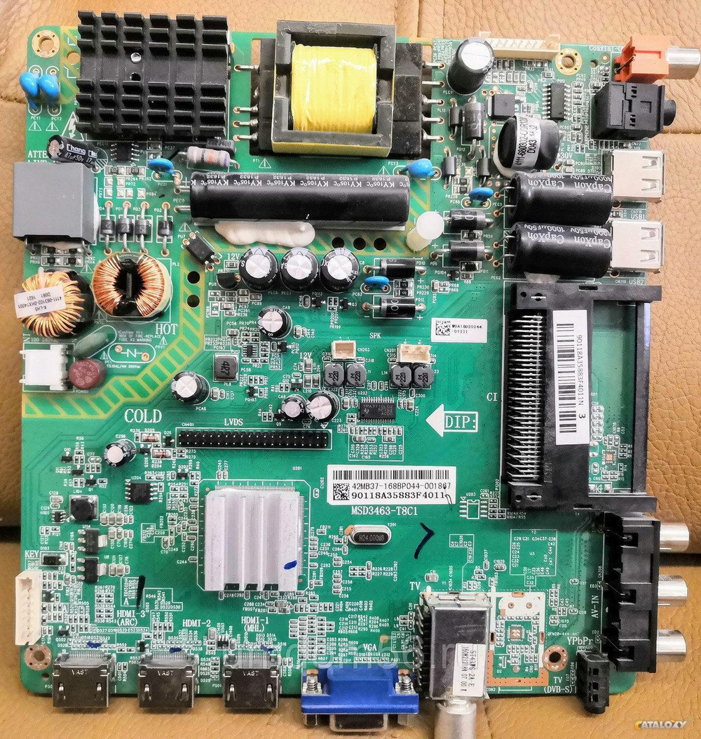 MAIN BOARD MSD3463 T8C1 4715 3463T8 Philips