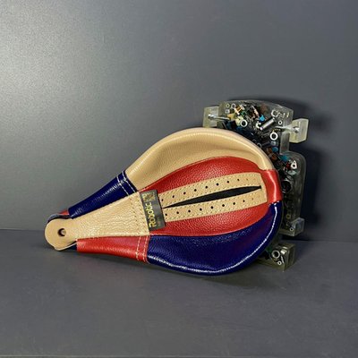 Кожаный цветной чехол для груши силомера Junior