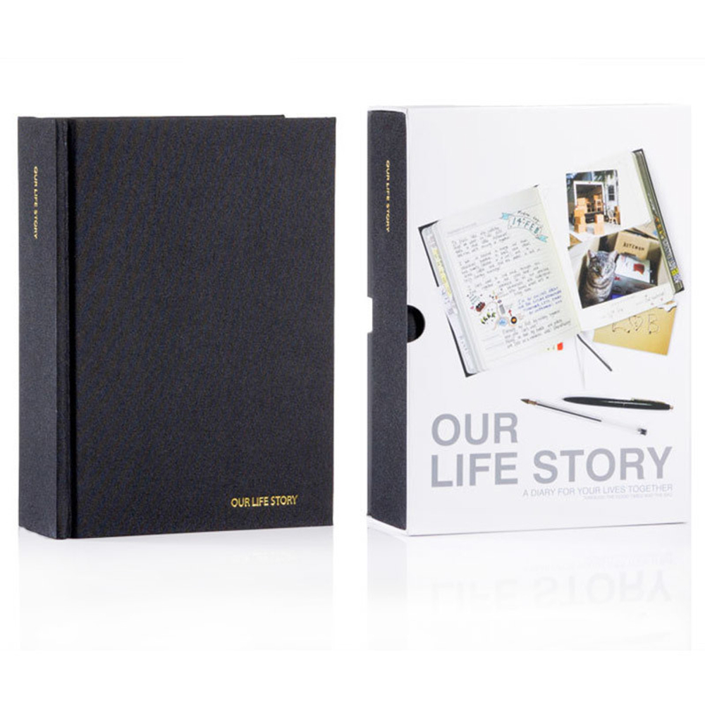 Дневник для двоих our life story черный