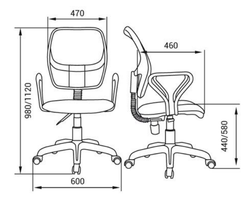 Кресло для персонала Марс new Чарли