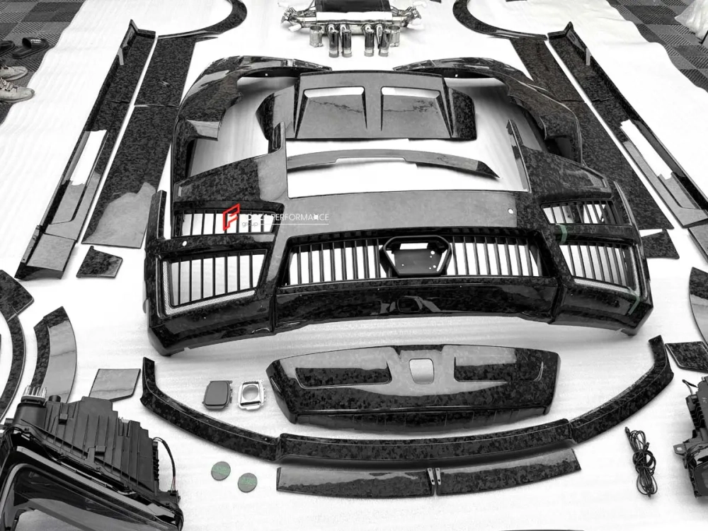 Обвес переделка из кованного карбона для ROLLS-ROYCE CULLINAN СЕРИИ 1 2018 - 2025 АПГРЕЙД ДО СЕРИИ II РЕСТАЙЛИНГ Ройс Куллинан