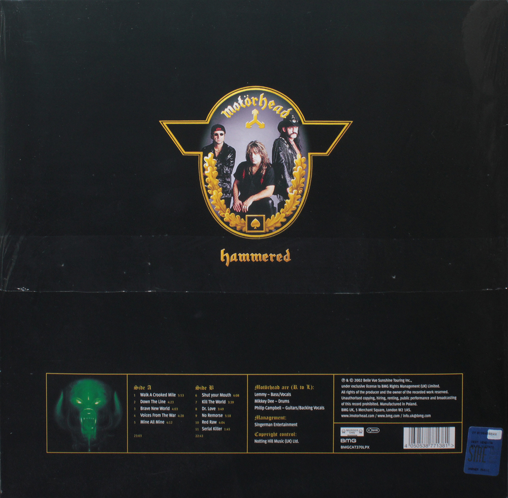 Motorhead / Hammered (Coloured Vinyl)(LP)