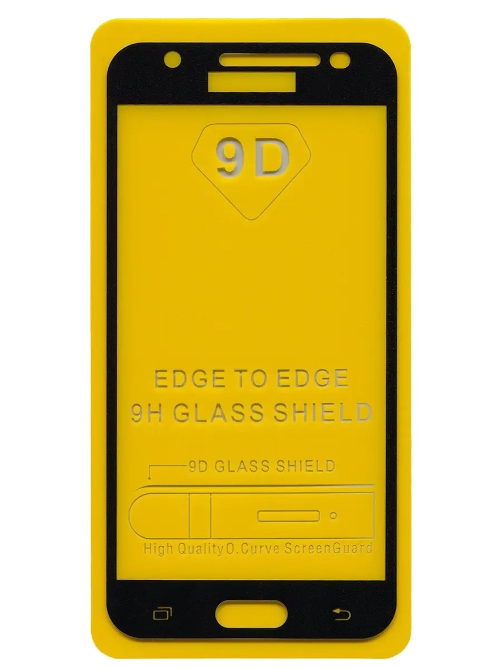 Защитное стекло Glass для Samsung Galaxy J3 (2017)/J3 (2018) /9D полный клей, черная рамка