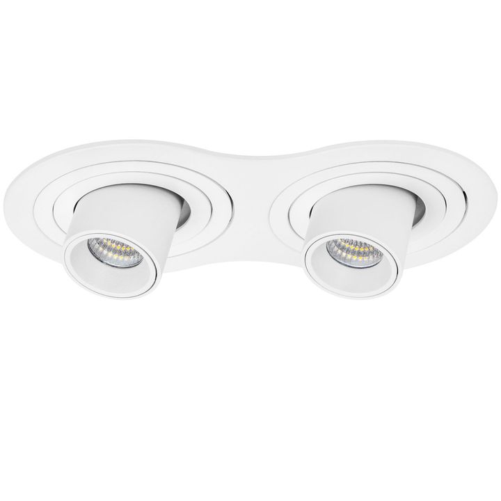 Комплект из светильника и рамки Lightstar Intero Tubo (217626+217164+217164) i626164