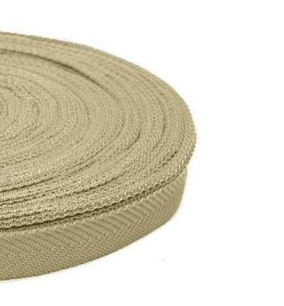 Тесьма окантовочная ёлочка, ш. 2,2 см, 7,5 гр/м, п/э 100%, бежевый