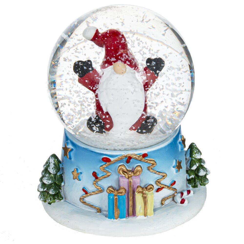 GAEM Фигурка декор в стекл шаре "Гном", D4,5 см, L5,5 W5 H6 см, 2в.