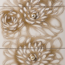 Комод Эн Берри с 4 ящиками Айвори