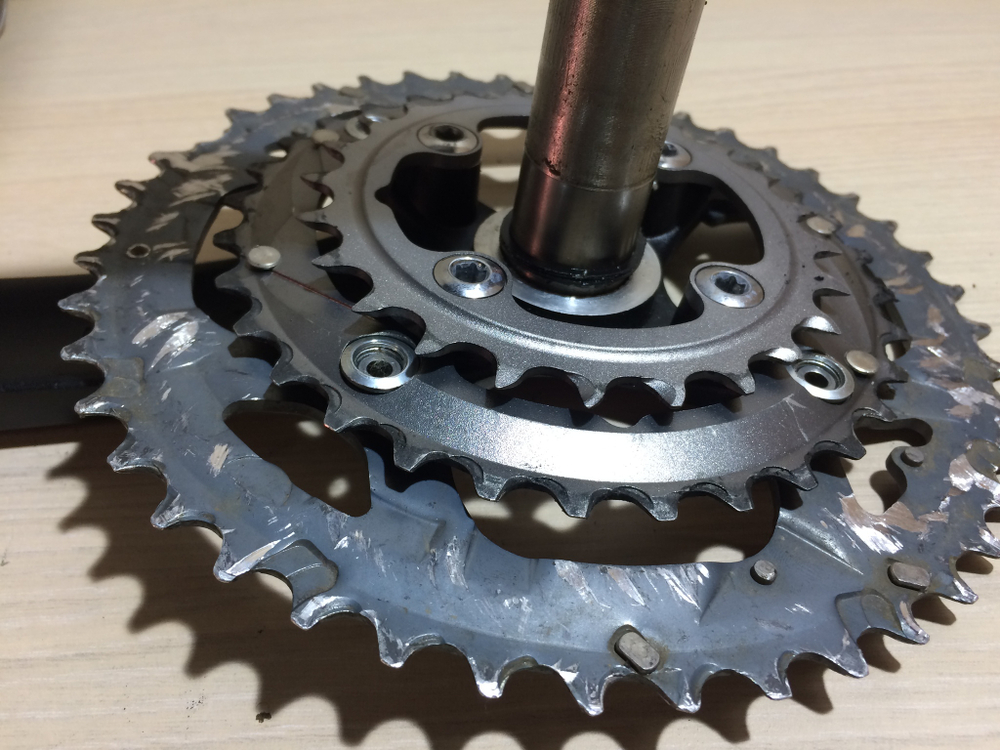 Система шатунов реплика шимано. HDL WHEEL HDL-LZDH202 170 мм, Плюс Каретка.