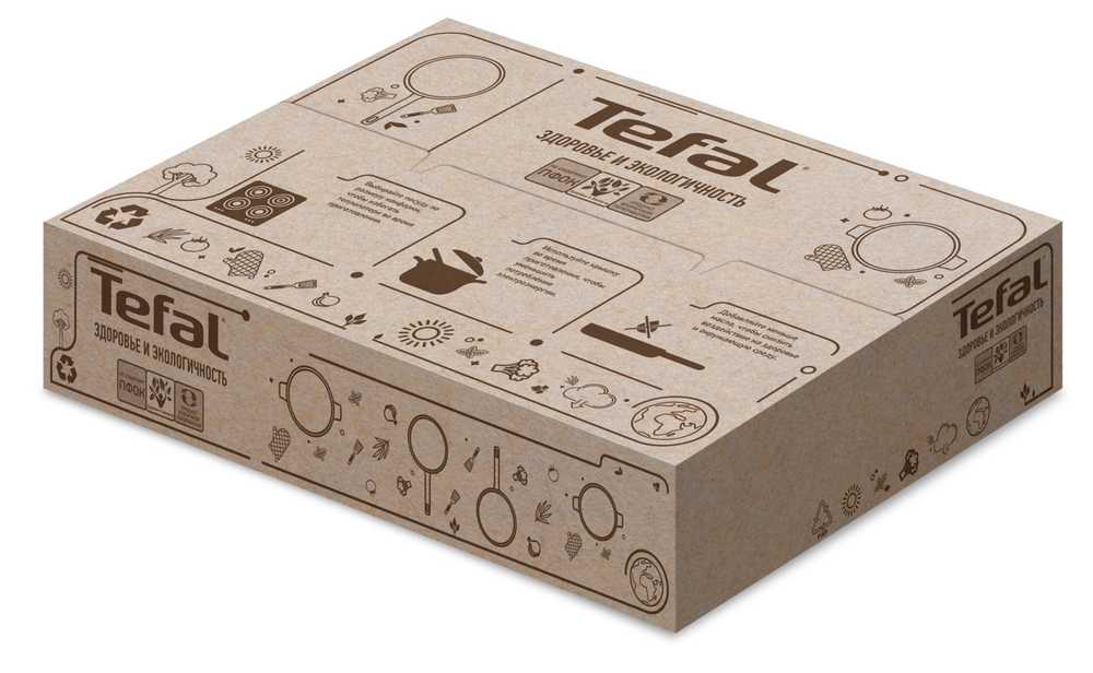 Сковорода Tefal Pure Red 22см 04207022