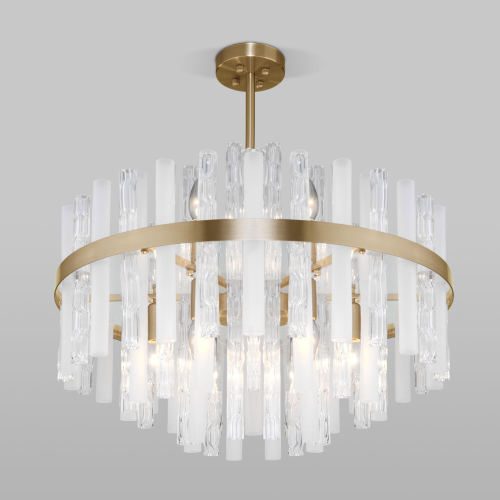 Потолочная люстра Умный дом 368/9 Smart латунь