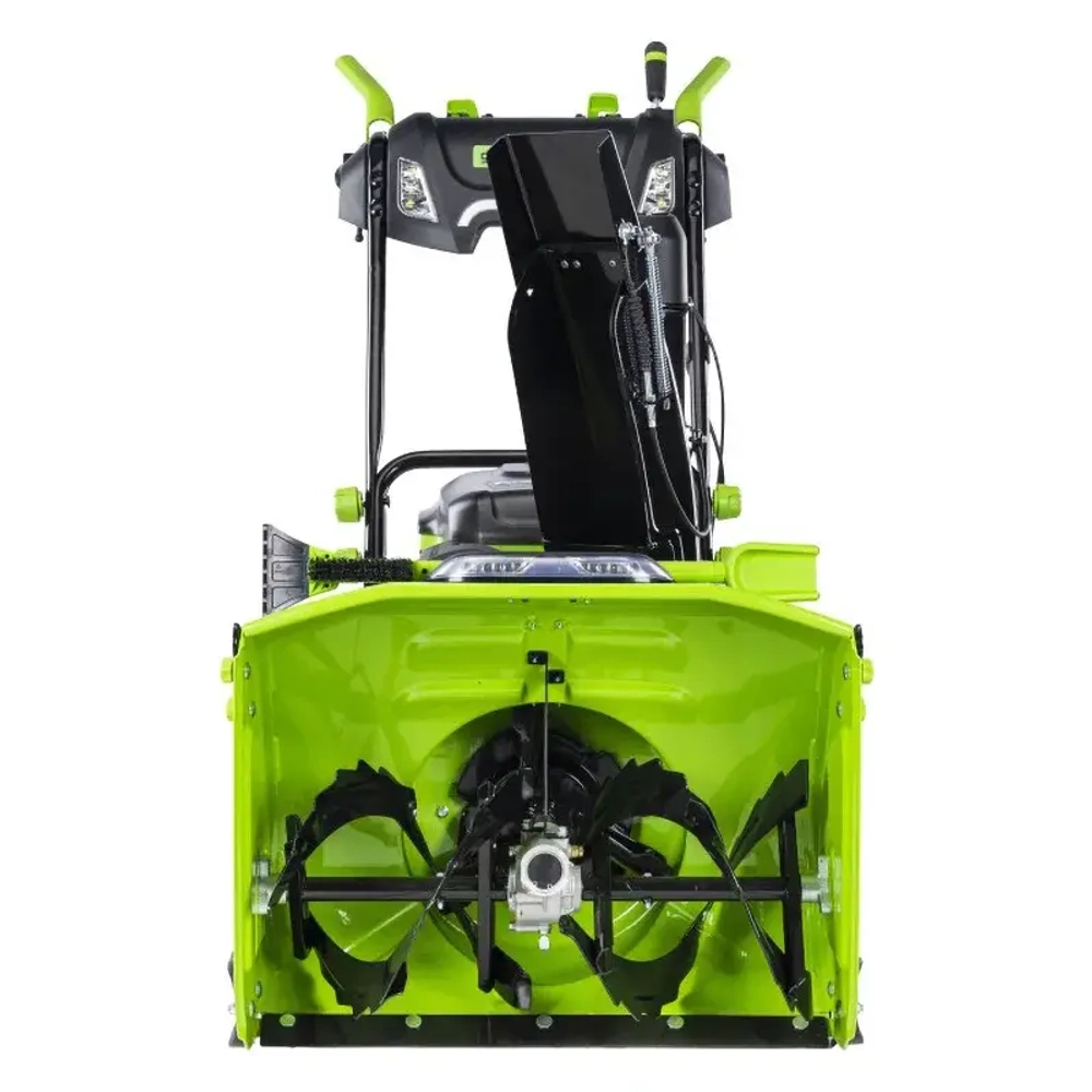 Greenworks GD82ST56 82В аккумуляторный снегоуборщик (без АКБ и ЗУ) ковш 61 см, выброс 15 м 2602807