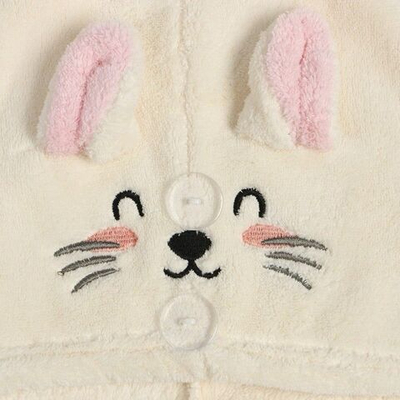 Молочное полотенце-чалма для сушки волос «Милашка» (Цвет: молочный)