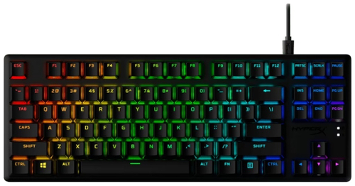 Клавиатура HyperX Alloy Origins Core PBT HX Red TKL 639N7AA#ABA черный