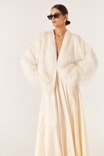 Кардиган из бахромы