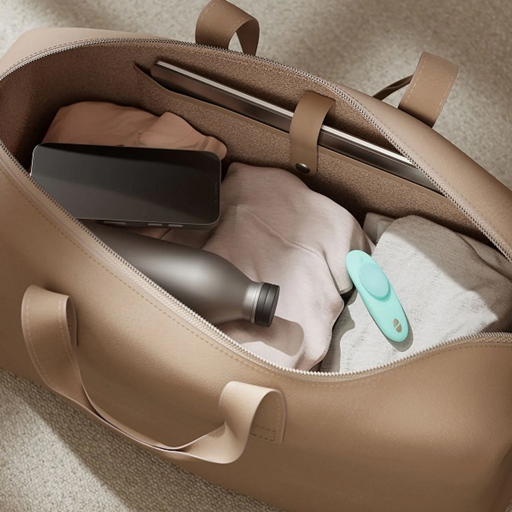 Аквамариновый вибратор 9,2см в трусики We-Vibe Moxie+ Wearable Clitoral Vibrator Aqua SNXM2SG5