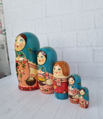 Матрешка "с курочкой" традиция 5мест
