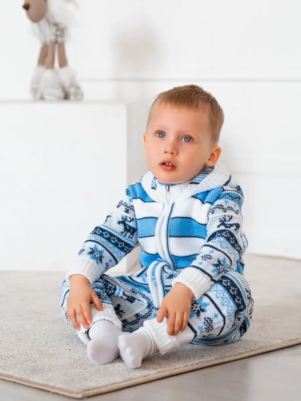 Комбинезон вязаный "Скандинавия"