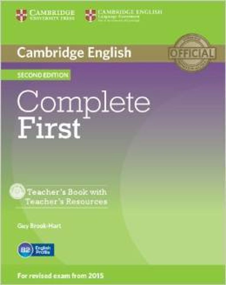 Complete First Second edition (for revised exam 2015) Teacher&#39;s Book with Teacher&#39;s Resources CD-ROM
