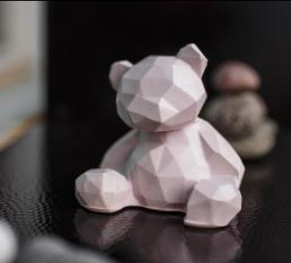 Молд силиконовый "3D Мишка геометрия" КК110/1