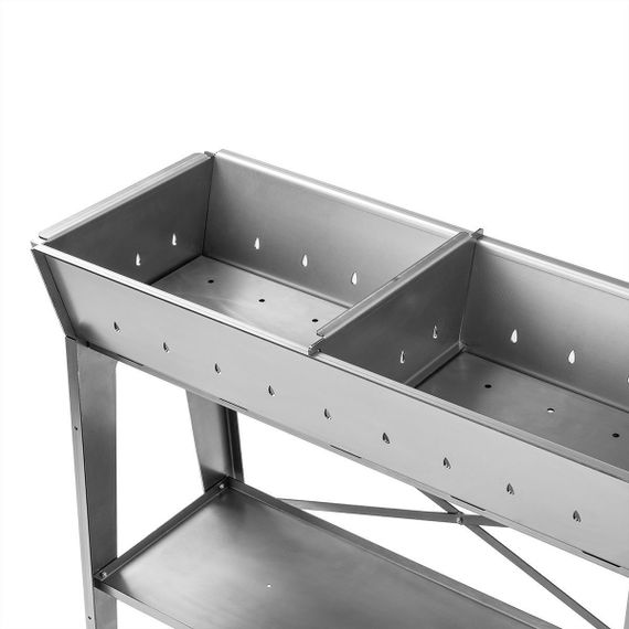 Мангал стационарный Тонар Гефест 3мм 895х370х850