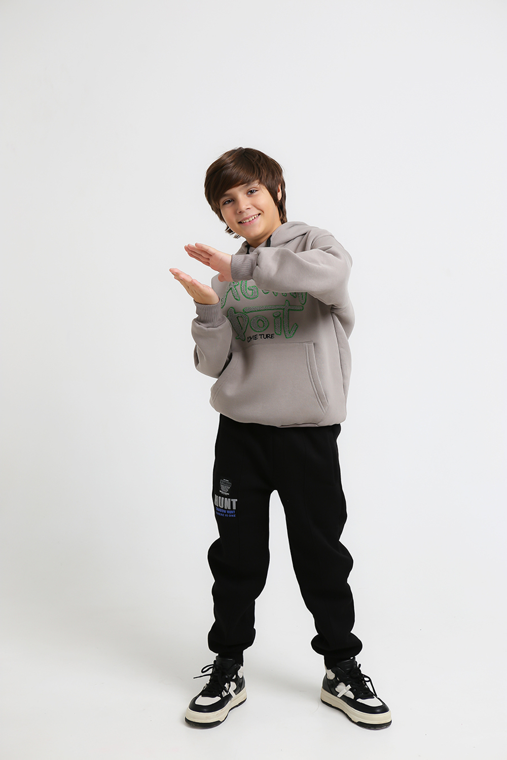 Худи дл/р с начесом с капюш. д/м Beneti (T) 7304