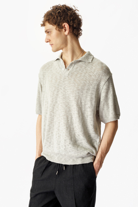 Серая футболка-поло The Puh