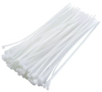 Стяжки нейлоновые КСС 4х300 белые (100шт/уп) (For tisflex) КВТ 49399