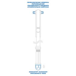 KING TONY (3446E-2HG) Динамометрический ключ серии "INDUSTRIAL", 1/2", 50-225 Нм