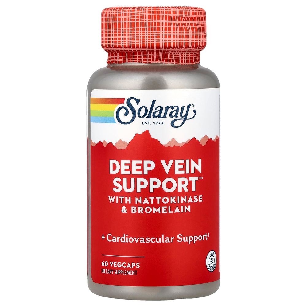 Solaray, Deep Vein Support™, 60 растительных капсул