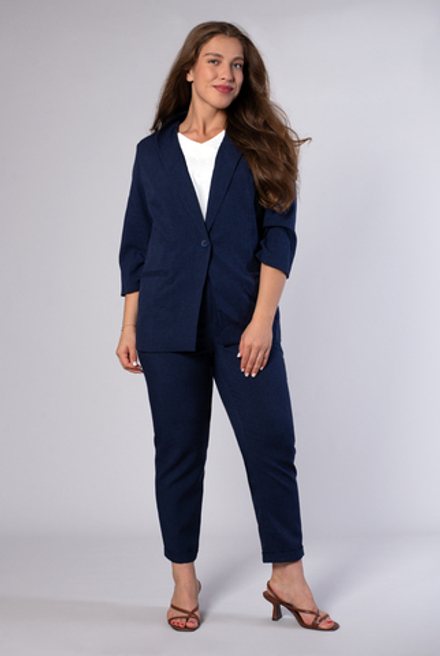 Жакет женский 3288АПА, темный деним #38ТД043288АП