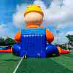 Надувной наземный аквапарк «Поймай осьминога» 25*15*8 м