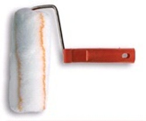 Валик Полиакрил Белый с оранж.пол.   250мм,  d47, d6,  ворс 12мм  (888)  8105159