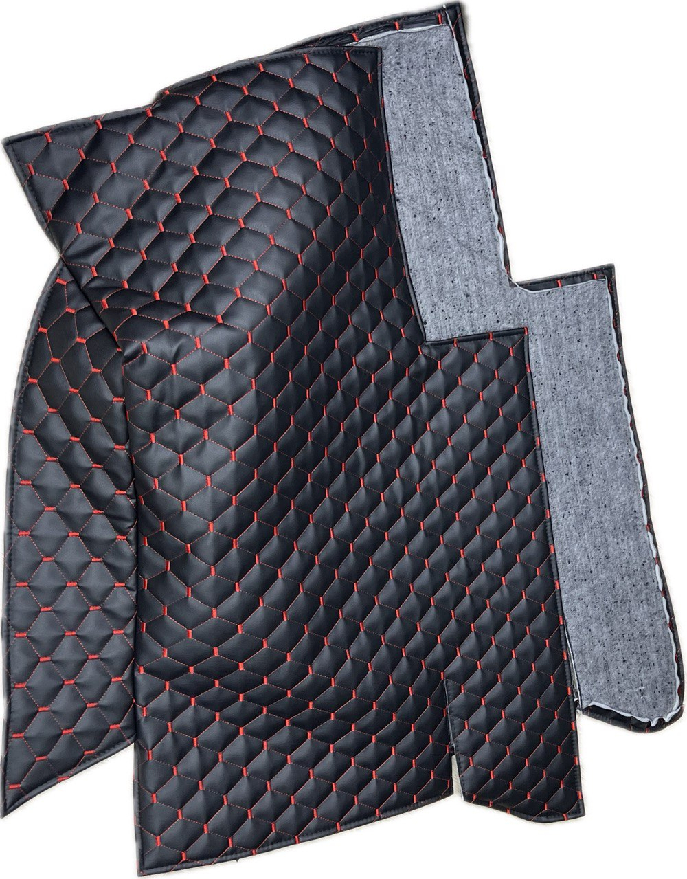 Коврики (утеплитель) под сиденья УАЗ 452 Буханка (красная нить Рубин)