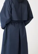 Плащ FOS Мужской Длинный Синий