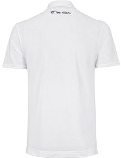 Мужское теннисное поло Tecnifibre Polo Pique - белый